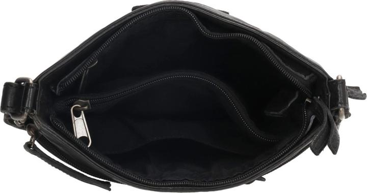 Actual product image HIDE & Stitches Paint Rock Shoulder Bag High Black