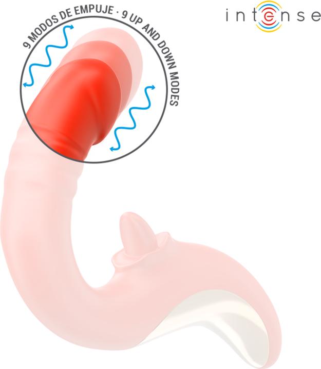 Produktbild Intense Paulina Vibrator Und Stimulator In U-Form Rot