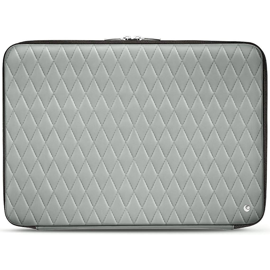 Noreve Lederhülle, Notebooktasche, Grau
