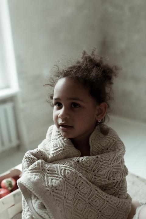 Immagine prodotto My memi Coperta per bambini in merino - Pearl Beige (80 x 100 cm)