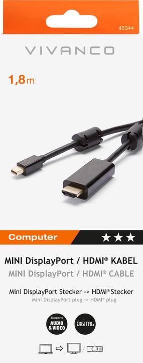 Produktbild Vivanco Mini DisplayPort (1.80 m)