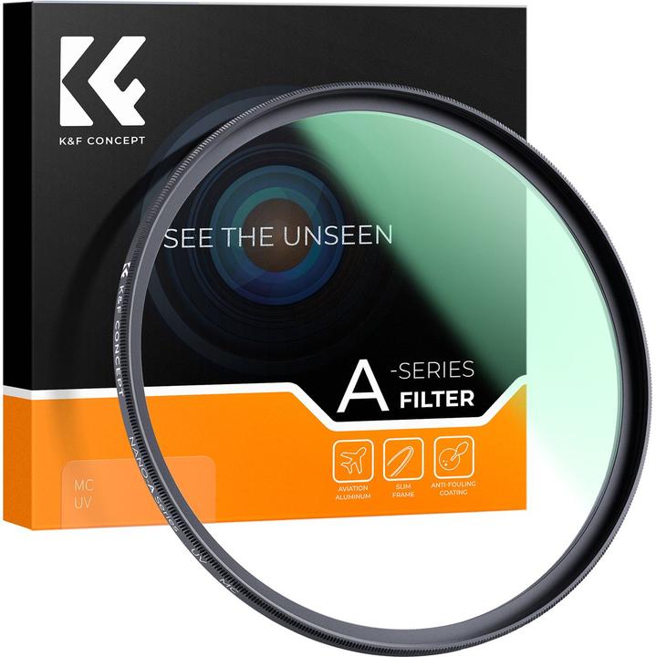 Image du produit K&F Concept Filtre 72 MM MC-UV KU04 (72 mm, Filtre UV)