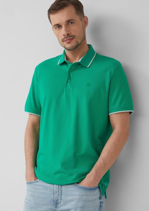 Immagine prodotto S.Oliver Polo-Shirt Sportives Piqué-Poloshirt mit Kontrast-Details (L)