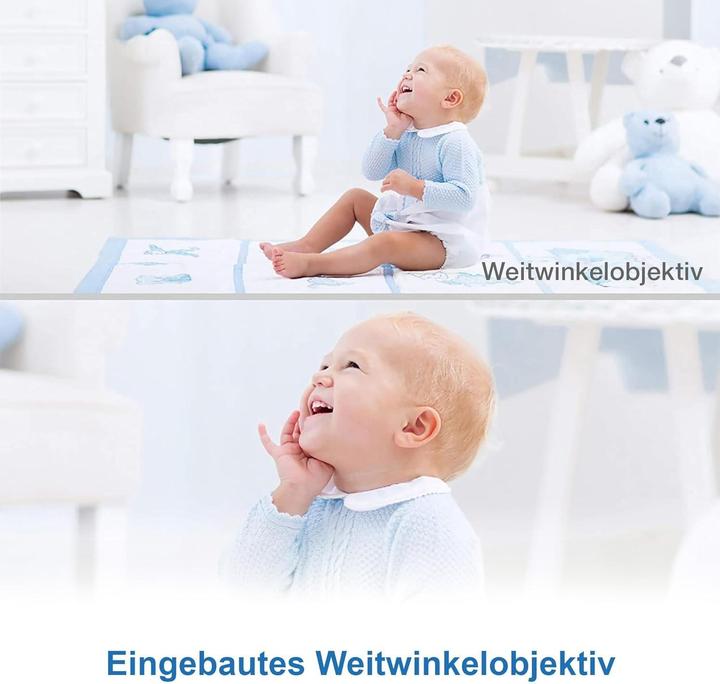 Produktbild VTech WLAN-Babyfon mit Kamera, 5 Zoll HD-Display, 1080p, App-Steuerung, iOS/Android kompatibel