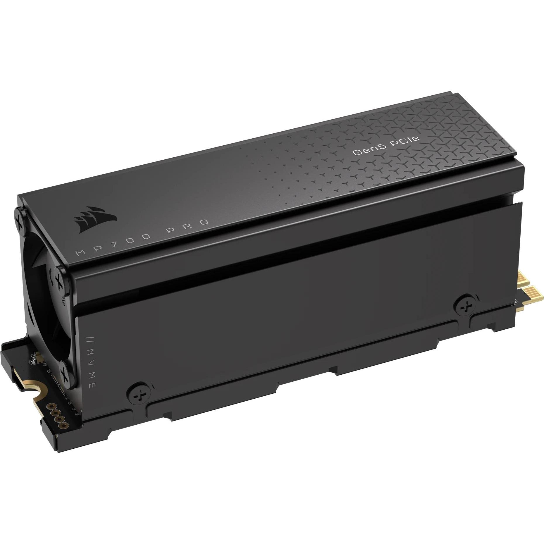 Corsair MP700 PRO 4TB NVMe PCIe M.2 SSD with Cooler (4000 GB, M.2 2280), SSD