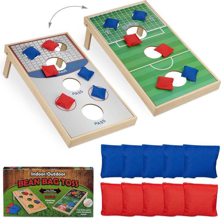 Actual product image Relaxdays 11pcs Cornhole