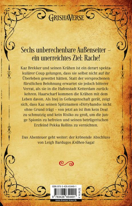 Produktbild Das Gold der Krähen (Deutsch, Leigh Bardugo, 2018)