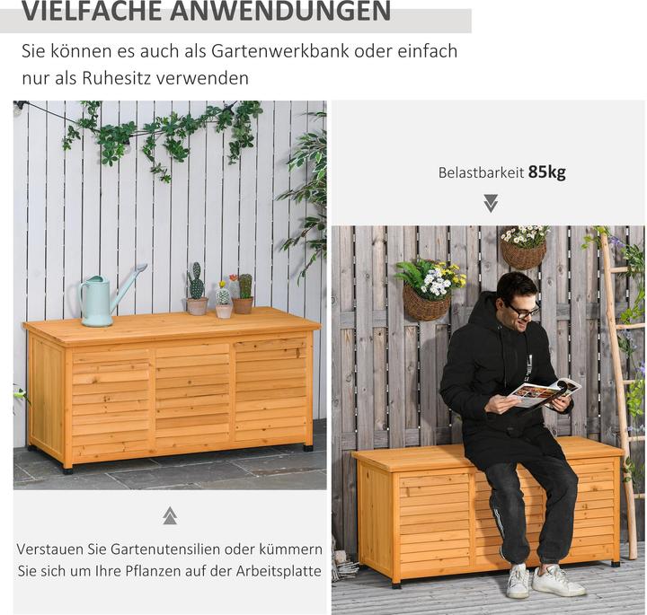 Actual product image Outsunny Garden chest