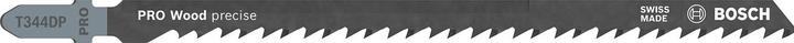 Produktbild Bosch Professional Zubehör PRO Wood precise T344DP Stichsägeblatt, 152 mm, 2-tlg.
