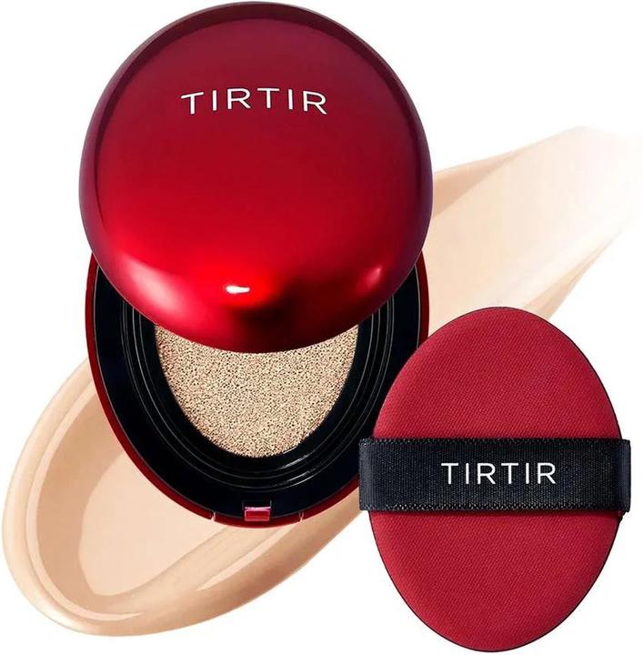 Actual product image TirTir Mask Fit Red Cushion Foundation - Full Coverage, Weightless, Skin Fit (#21C Cool Ivory)