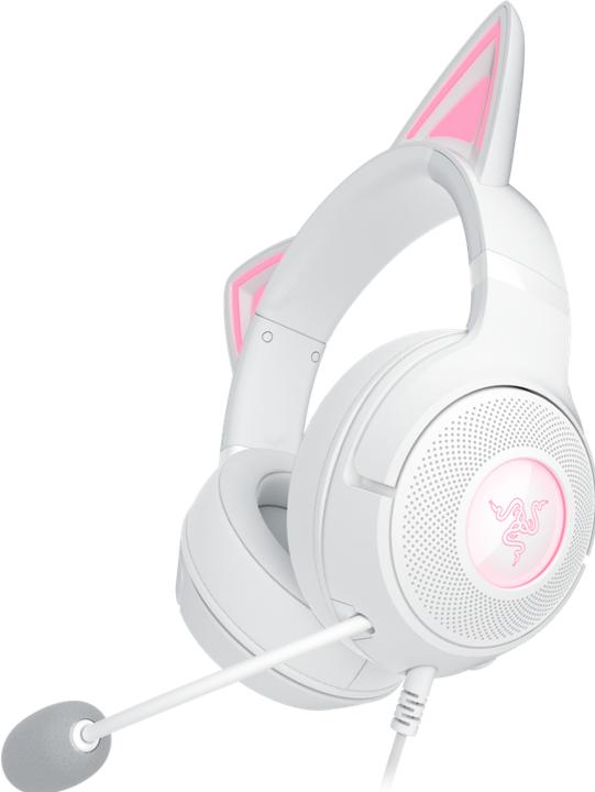 Actual product image Razer Kraken Kitty V2 - White (Cable)