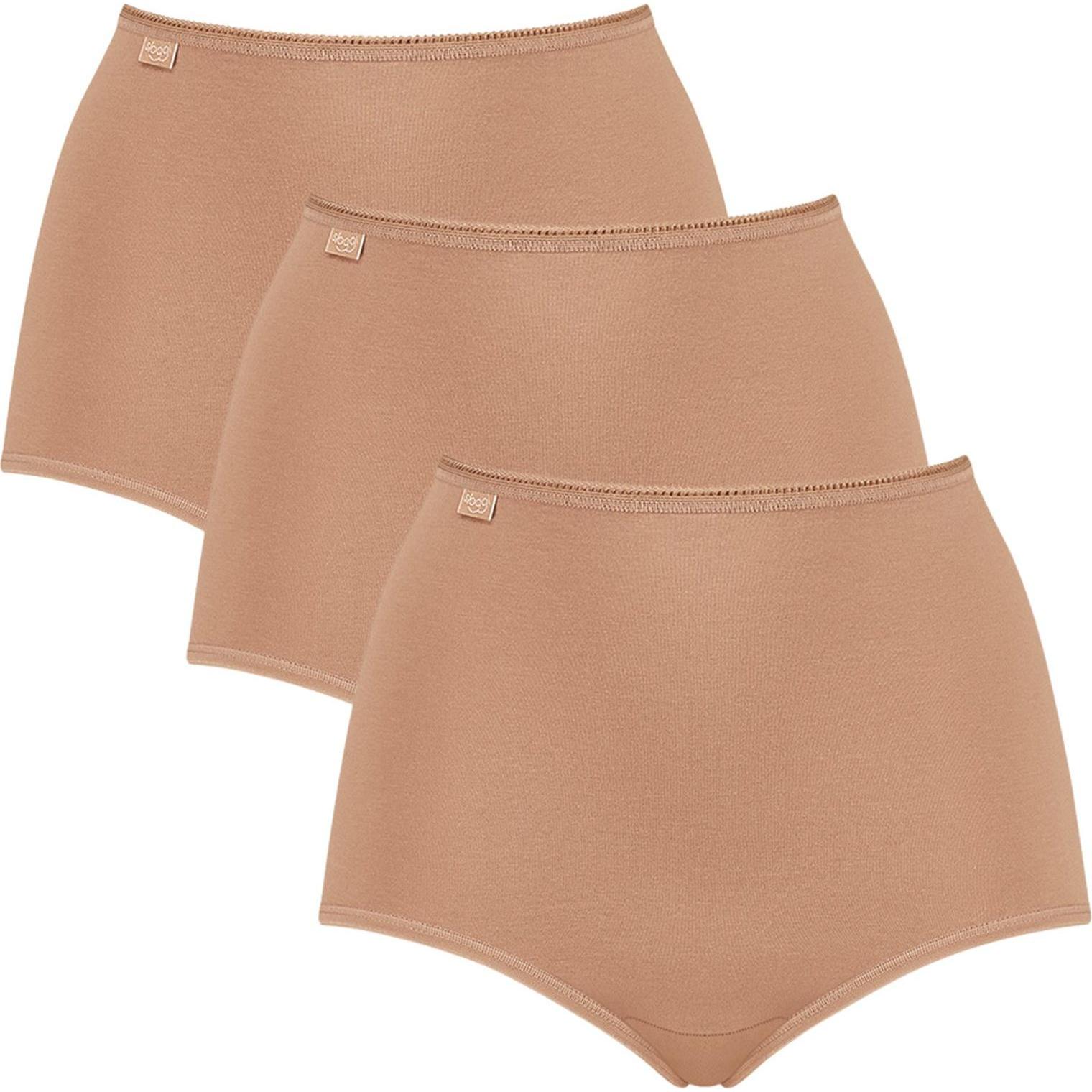 Sloggi, Damen, Unterhosen, 24/7 Maxi, Beige, (54, 3er Pack)