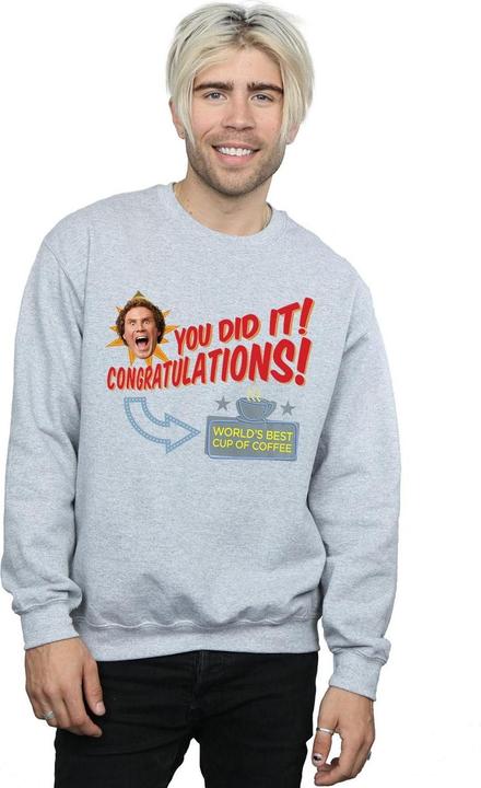 Immagine prodotto Elf World's Best Coffee Felpa Uomo (L)