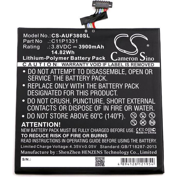 CoreParts Battery for Asus Mobile (3900 mAh), Notebook Akku, Schwarz