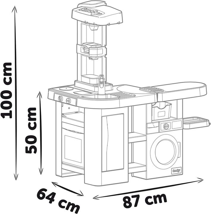 Actual product image Simba Tefal Studio Kitchen with Laundry