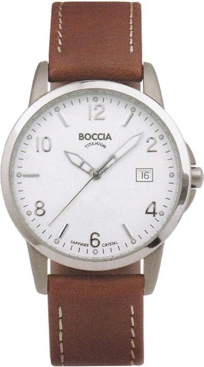 Produktbild Boccia 3625-01 Herrenuhr Titanium 36mm 5ATM (Analoguhr, 36 mm)
