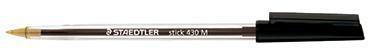 Produktbild Staedtler ® Einwegkugelschreiber stick 430 0,35mm blau Kappenmodell dokumentenecht (Durchsichtig, 1 x)
