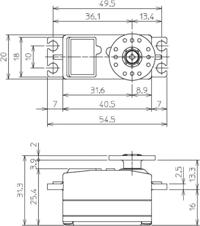 Produktbild Futaba Servo Aircraft A400