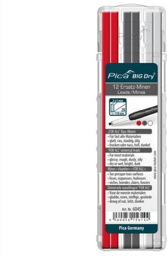 Produktbild Pica Ersatzminen BIG-Dry G/W/R (12 Stück, Mehrfarbig, 5 mm)
