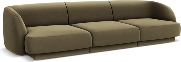 Actual product image Micadoni Velvet Sofa, "Miley", 3 Seats, 255x90x70Made in Europe (3-seater)
