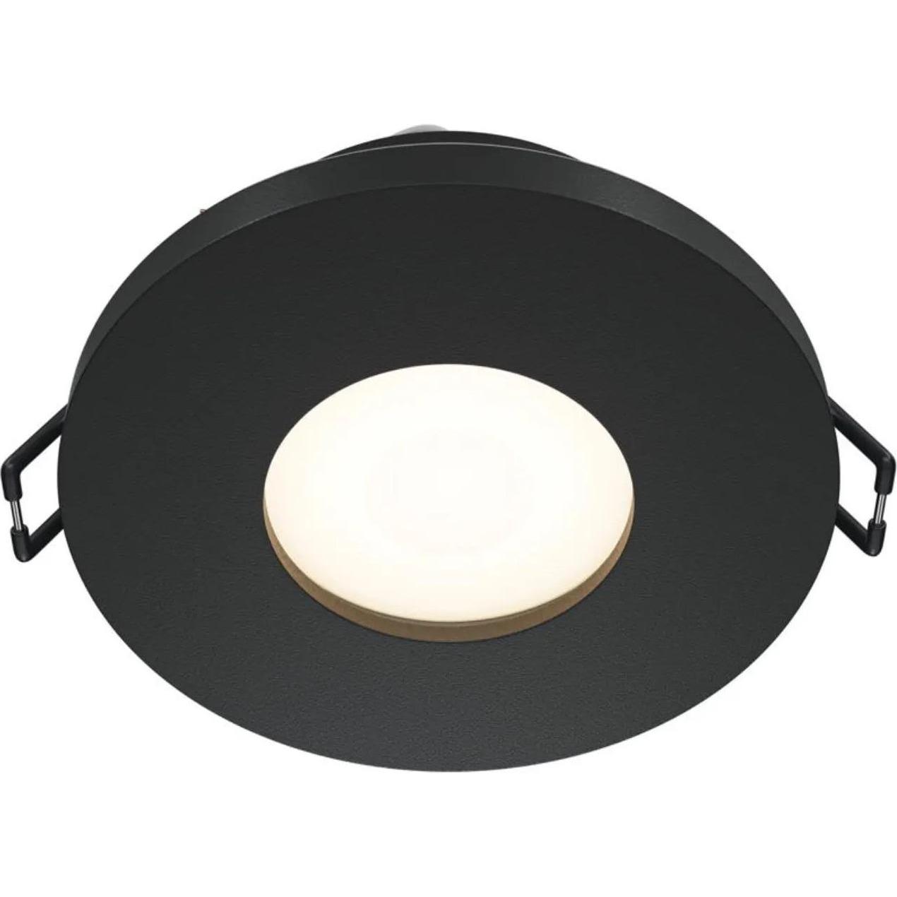 Maytoni, Wandleuchte + Deckenleuchte, Stark Downlight, Einbauleuchte GU10 Schwarz IP65 Ø8,4mm (GU10)