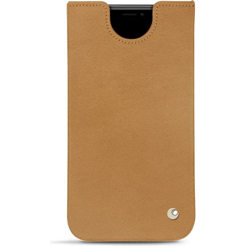 Noreve Lederschutzhülle (Apple iPhone 11 Pro Max), Smartphone Hülle, Braun