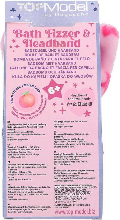 Actual product image Top Model TOPModel - Bathfizzer and Headband - BEAUTY and ME - Pink (Bath bombs)