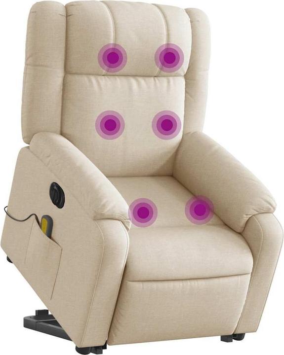 Immagine prodotto vidaXL Poltrona massaggiante elettrica con tessuto di supporto