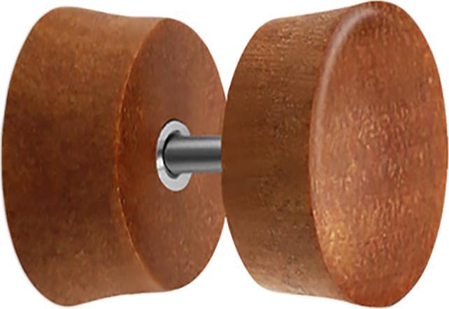 Produktbild Star Piercing Fake Plug aus Sawo Holz (ohne Messing, Organisch)