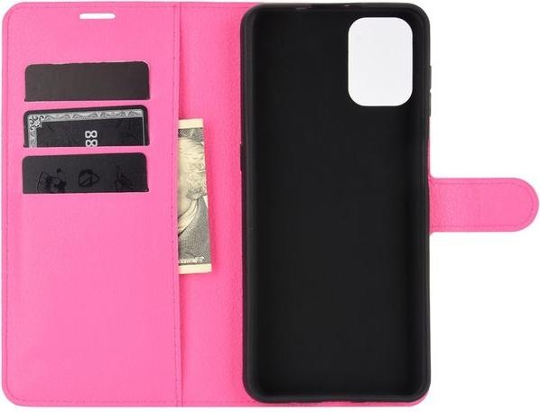 Productafbeelding MU Classic Litchi Leren Boekomslag Serie (Motorola Moto G9 Plus)