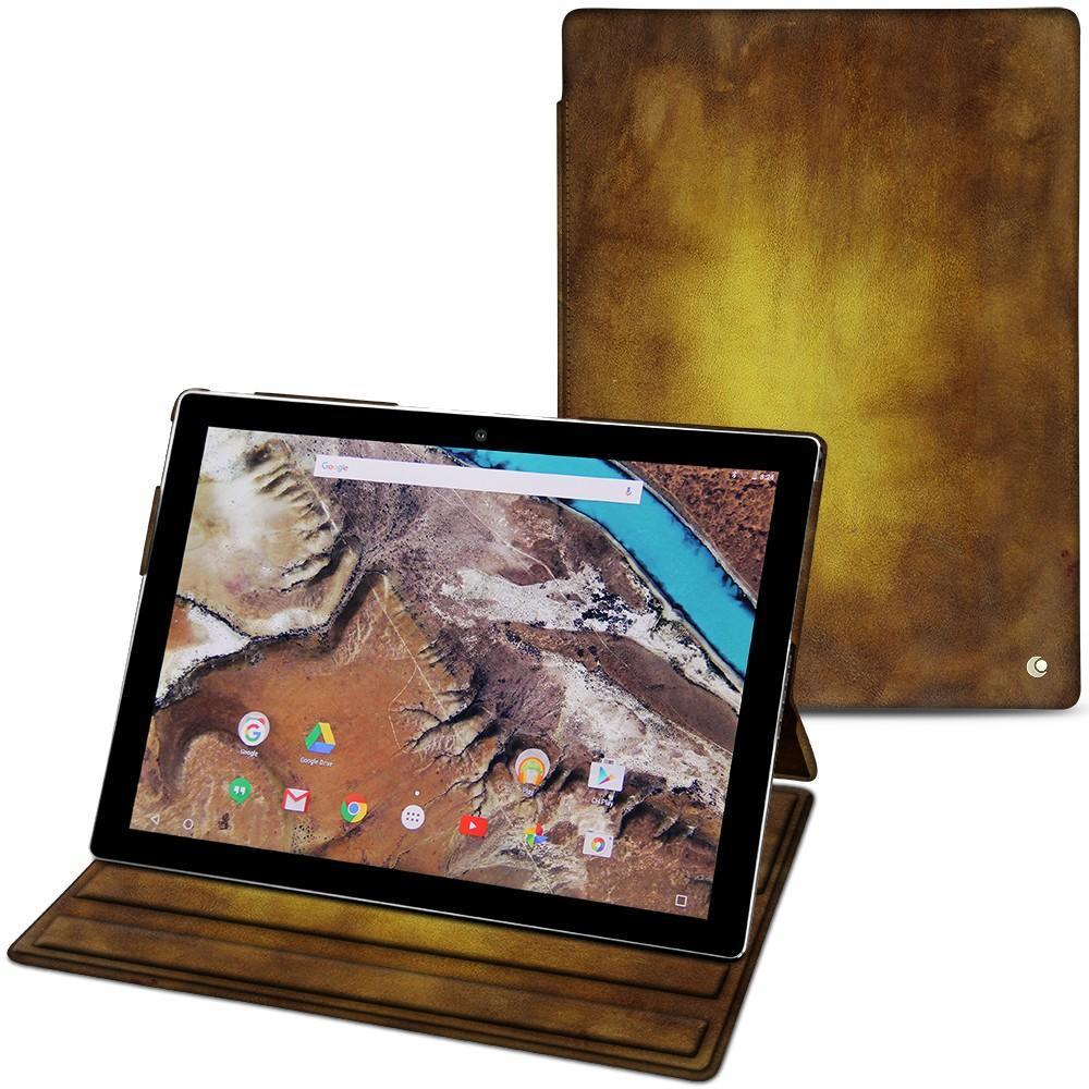 Noreve Lederschutzhülle vertikal (Pixel C), Tablet Hülle, Gold