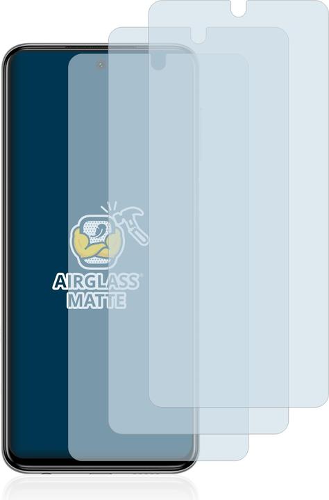 Actual product image BROTECT AirGlass Glass Matte (3 pcs., Xiaomi Redmi Note 9 Pro)