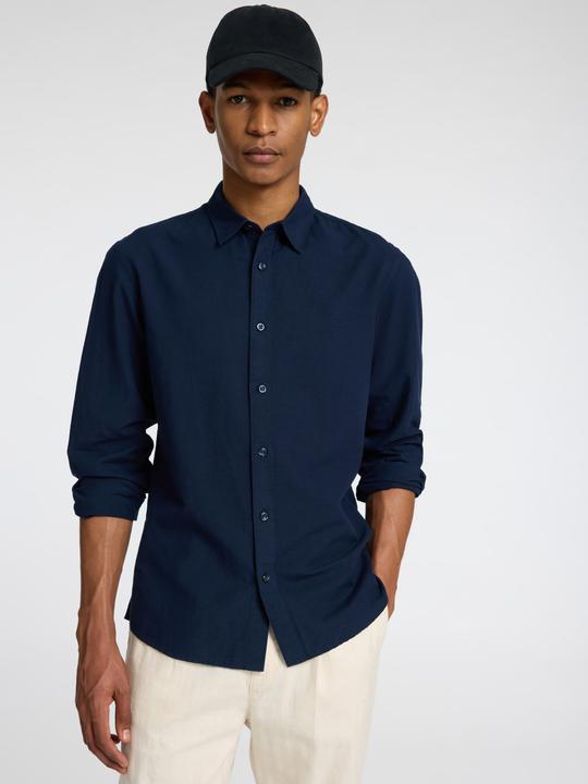 Produktbild Selected Slhslimnew-Linen Shirt Ls Noos (M)