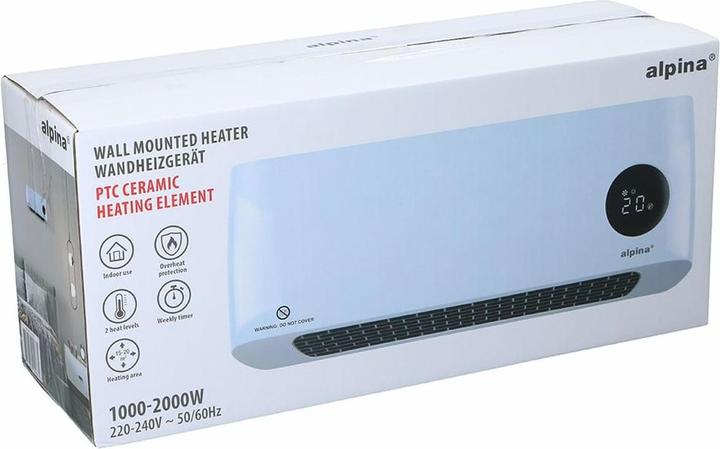 Actual product image alpina Wandheizgerät (1000 W)