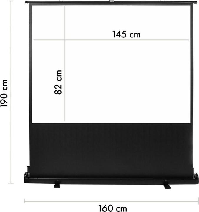 Actual product image Maclean Projection screen 66" portable MC-210 16:9 (66", 16:9)