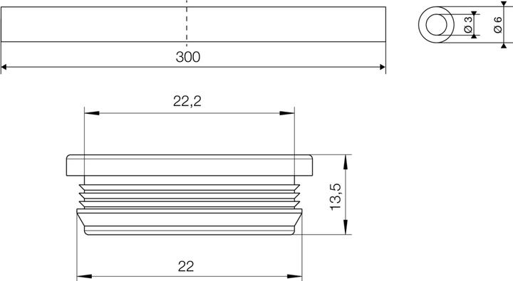 Productafbeelding ALRE Capillaire buis doorvoer