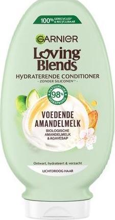 Immagine prodotto Garnier Loving Blends - Balsamo - Latte di mandorla nutriente - Capelli secchi e leggeri - 250 Ml (250 ml)
