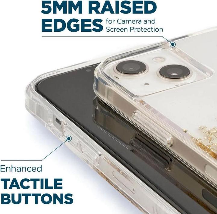 Produktbild Case-Mate Karat - Etui iPhone 14 Plus zdobione złotem (Marble) (Apple iPhone 14 Plus)