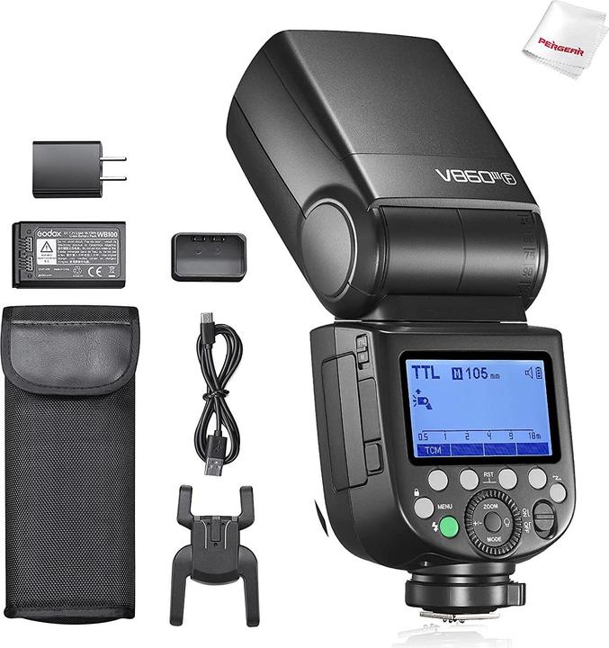 Actual product image Godox V860III (Plug-on flash, Fujifilm)