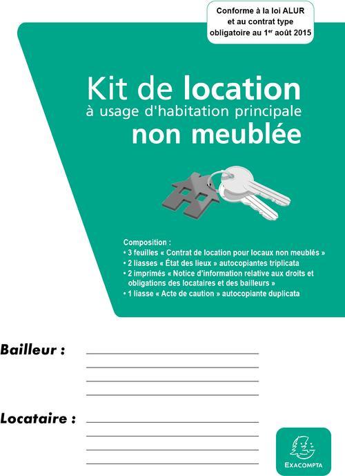 Energie-Label Exacompta Dossier location "Kit de location non meubl‚e"
