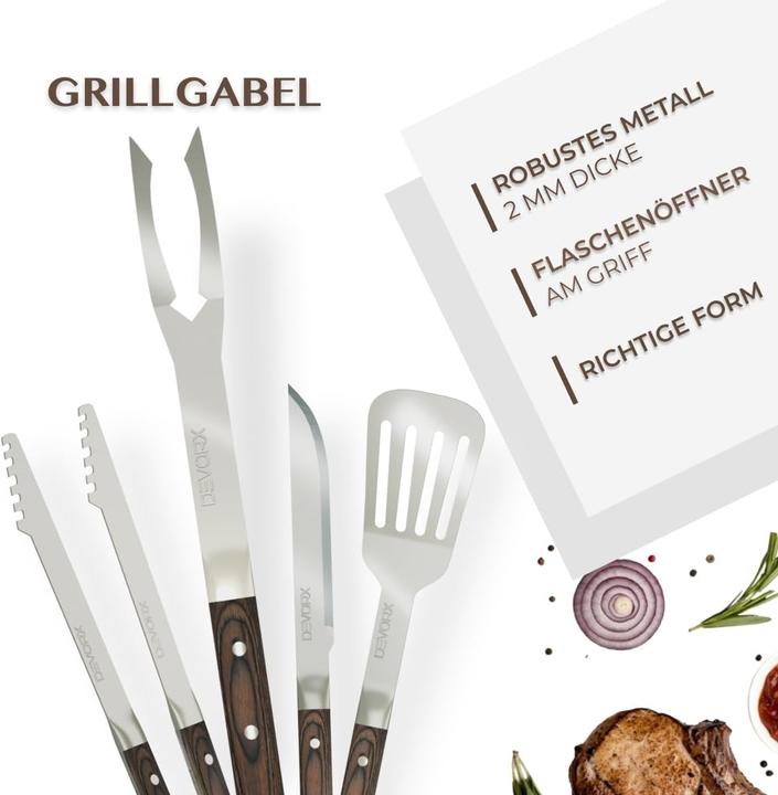 Produktbild Devorx Grillbesteck-Set