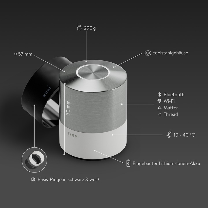 Produktbild Nuki Smart Lock Pro CH-Zylinder (5th Gen) (Smartphone)