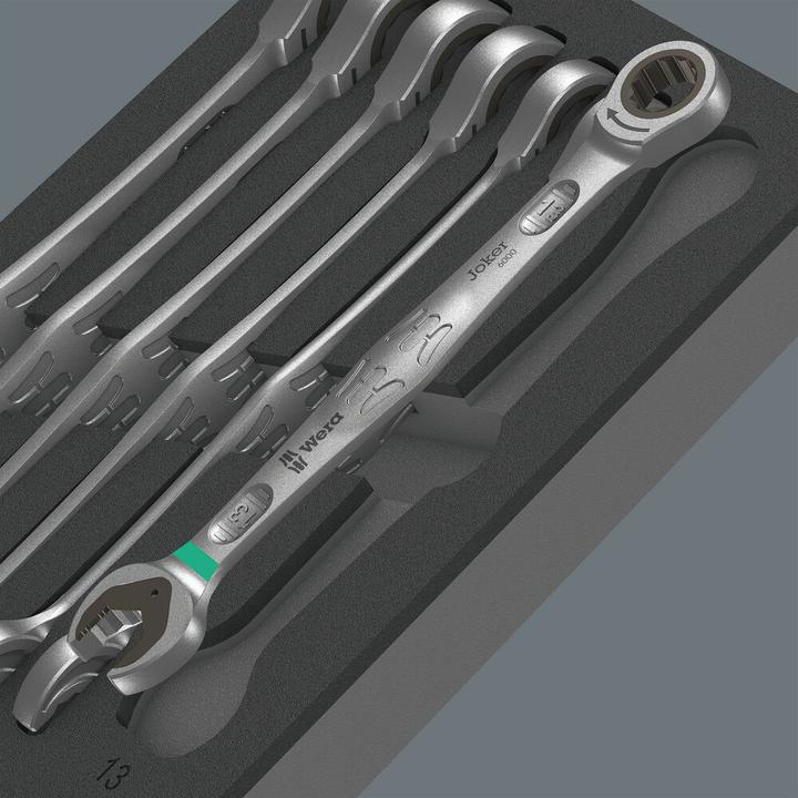 Actual product image Wera 9730 Foam insert 6000 Joker set 1 (19 mm, 12 mm, 14 mm, 16 mm, 10 mm, 18 mm, 17 mm, 11 mm, 15 mm, 8 mm, 13 mm)