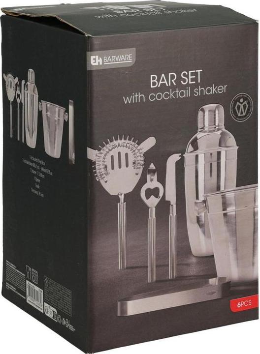 Image du produit Excellent Houseware Accessoires de bar & shaker à cocktail, 6 pcs. (Set de cocktail)