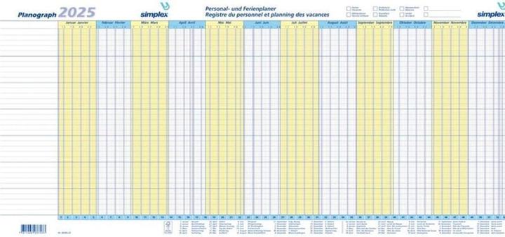 Produktbild Simplex Planograph (30.5 x 640 cm)