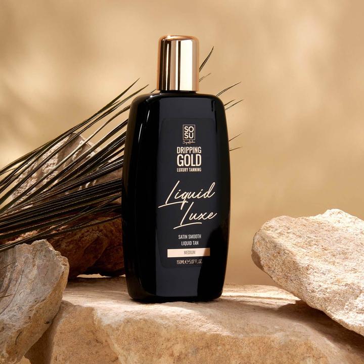 Actual product image Sosu Dripping Gold - Self-tanning water Medium (Liquid Tan) 150 ml (Self-tanning towel, 150 ml)