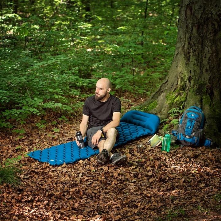 Actual product image Nils Nc4006 Turquoise Tourist Mat With Pump