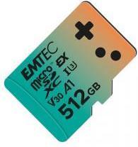 Actual product image Emtec mSD 512GB UHS-I U3 V30 A1 Express (512 GB, microSDXC, U3, UHS-I)
