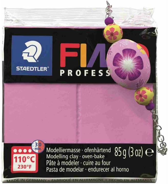 Actual product image Fimo professional 8004 oven-hardening modelling clay, #210 pure magenta
