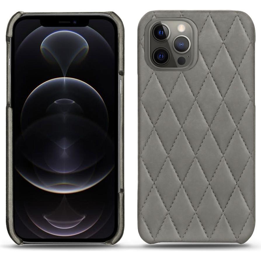 Thumbnail - Noreve Lederschutzhülle (Apple iPhone 12 Pro Max), Smartphone Hülle, Grau